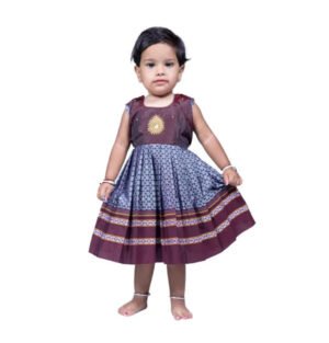 Khun kids frock, Kids' Khun frock, Traditional frock for girls, Khun frock dress, Girls' ethnic frock, Khun frock for children, Kids' traditional frock, Khun frock for girls' special occasions, Girls' Indian frock dress, Khun frock kids outfit,