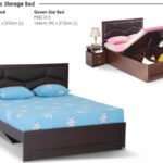 Piyestra Knock Down Bed With Hydraulic Storage – ZERINA | Modern & Space-Saving