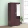 ROSLY 2 DOOR WARDROBE WITH MIRROR PKWR 001