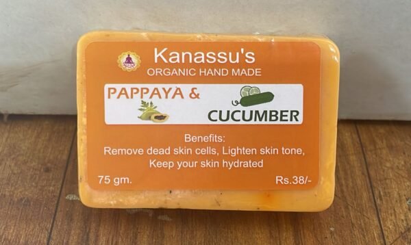 Kanassu's Organic Pappaya & Cucumber Soap