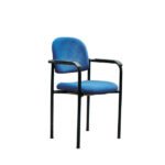 Piyestra Visitor Chair With Arm Mesh Back | Breathable & Ergonomic Comfort