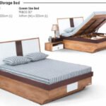 [Modern Design] Piyestra Knock Down Bed With Hydraulic Storage – [1 Queen Size Unit] Smart Space Solution [oscar]