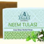 [Healing & Herbal] Cow Ghee Neem Tulasi Soap [100g] – Deep Cleansing with Ayurvedic Nourishment-ANSI