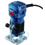 Bosch GKF 550 Professional Palm Router [550W | 6mm | High-Speed Wood Routing]