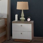 Piyestra FELCITY Night Stand | Elegant Space-Saving & Functional Bedside Table