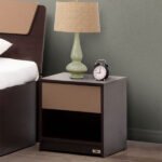 Piyestra HARRY Night Stand with Cupboard | Stylish, Space-Saving & Functional Bedside Table