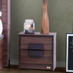 Piyestra STELLA Night Stand & Cupboard Bedside Table | Stylish, Spacious & Functional Storage