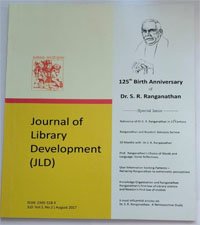 JLD 125th Birth Anniversary of Dr. S.R. Ranganathan, Journal of Library Development tribute to Dr. S.R. Ranganathan, Dr. S.R. Ranganathan's 125th birth anniversary celebration in JLD, Special issue of JLD commemorating Dr. S.R. Ranganathan, Contributions to JLD honoring Dr. S.R. Ranganathan's legacy, JLD's commemorative edition for Dr. S.R. Ranganathan, Impact of Dr. S.R. Ranganathan on library development featured in JLD, Scholarly articles in JLD marking Dr. S.R. Ranganathan's 125th birth anniversary, JLD's dedication to Dr. S.R. Ranganathan's principles and ideals, Dr. S.R. Ranganathan's influence on library science explored in JLD,