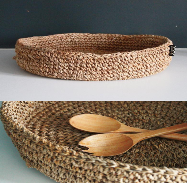 Banana Fiber Round Tray