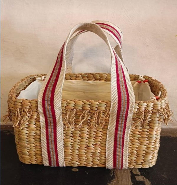 Hyacinth Single Weave Picnic Basket