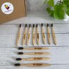 Bamboo toothbrush C shaped