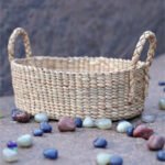 Water Hyacinth Oval Basket