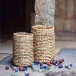 Water Hyacinth Round Basket