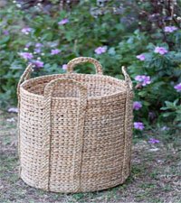 Water Hyacinth Laundry Basket, Hyacinth Wicker Laundry Basket, Handwoven Laundry Basket, Natural Fiber Laundry Basket, Eco-friendly Laundry Basket, Sustainable Hyacinth Laundry Basket, Decorative Laundry Hamper, Hyacinth Storage Basket, Woven Laundry Bin, Hyacinth Clothes Basket,