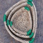 Banana Fibre Tricone Basket (set of 3)