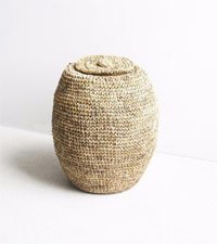 Banana fiber dhobi bin, Sustainable laundry storage, Eco-friendly laundry basket, Handwoven dhobi basket, Biodegradable laundry hamper, Natural fiber laundry bin, Organic laundry basket, Artisan-made dhobi bin, Ethically sourced laundry storage, Eco-conscious laundry organization,