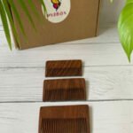[Eco-Friendly] Bamboo Pocket Comb [1 Pc] – Natural Grooming On-the-Go