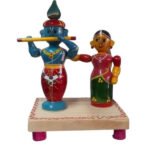 Radha Krishna Small Wooden Toys