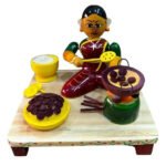 Cooking Lady Etikoppaka Wooden Toy