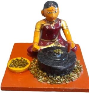 Grinding Lady Kondapally Wooden Toy