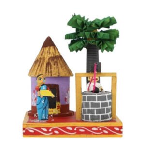 Hut & Well Kondapally Wooden Toy