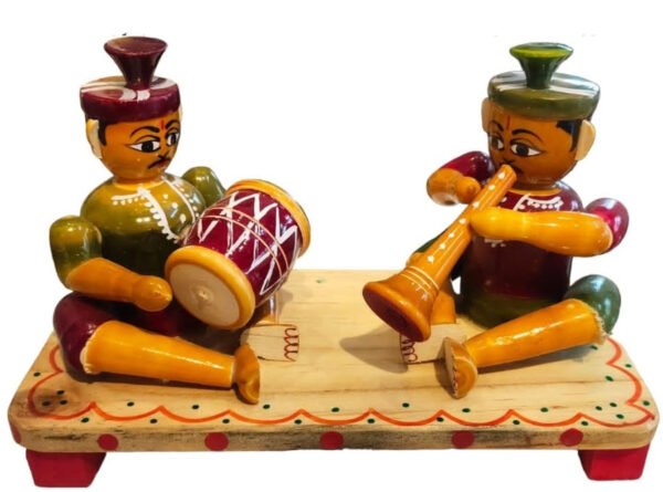 Traditional Indian musical toys, Sannai wooden toy, Indian wooden toy instruments, Handcrafted wooden musical toys, Cultural wooden toys, Indian musical instruments for kids, Wooden toy collectibles, Ethnic musical toys, Traditional Indian toys, Wooden toy orchestra,