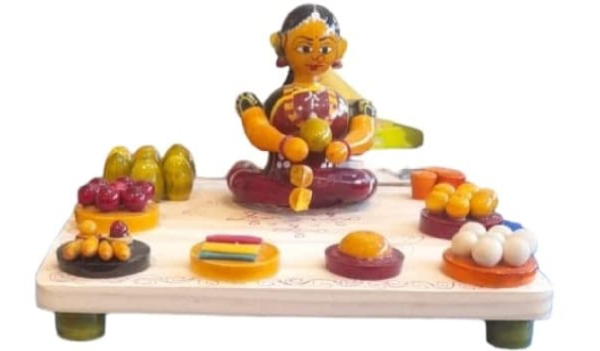 Seemantham ceremony toys, Etikoppaka wooden toys, Indian wooden toys, Handcrafted wooden toys, Traditional Indian toys, Maternity celebration toys, Eco-friendly wooden toys, Cultural toys for kids, Indian handicrafts, Wooden toy collectibles,