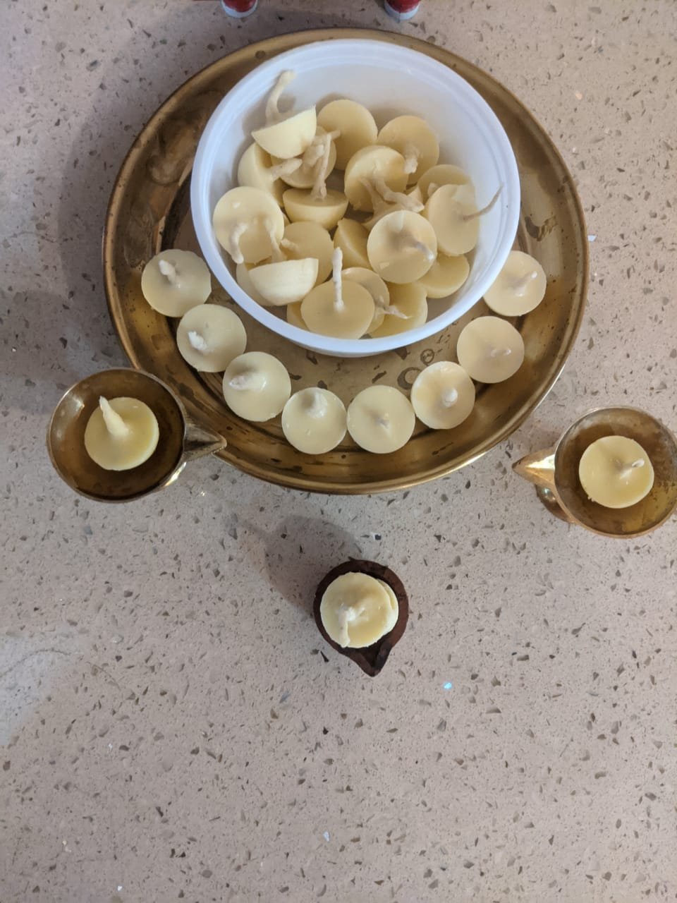 Pure cow ghee diyas