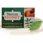 Neem Honey Handmade Soap – Antibacterial, Moisturizing & Skin-Nourishing Care ( Pack of 6 )