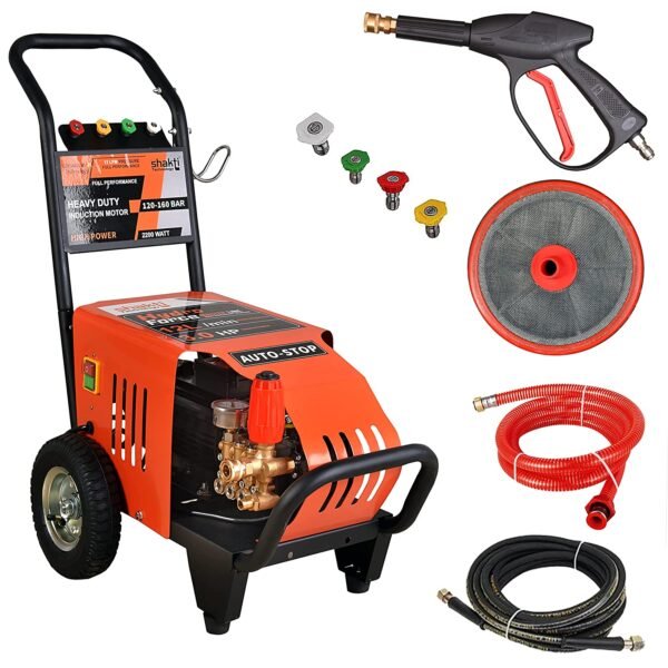 Shakti Hydro Force High-Pressure Washer [Heavy-Duty & Multipurpose] – Power Cleaning Machine (🔥Top Rated 2024)