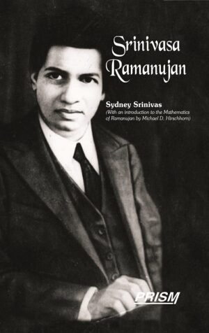 Srinivasa Ramanujan Book cover showing the Indian mathematical genius
