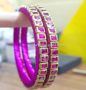 Handmade Kundan silk thread bangles, Kundan silk thread bangles, Silk thread bangles with Kundan stones, Designer Kundan silk thread bangles, Bridal Kundan silk thread bangles, Traditional Kundan silk thread bangles, Ethnic Kundan silk thread bangles, Kundan silk thread bangles set, Custom Kundan silk thread bangles, Colorful Kundan silk thread bangles, Kundan silk thread bangles online, Fashion Kundan silk thread bangles, Kundan silk thread jewelry, Handmade silk thread bangles, Kundan embellished silk thread bangles,