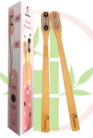 Premium Bamboo Brushes Twin Flower Kids