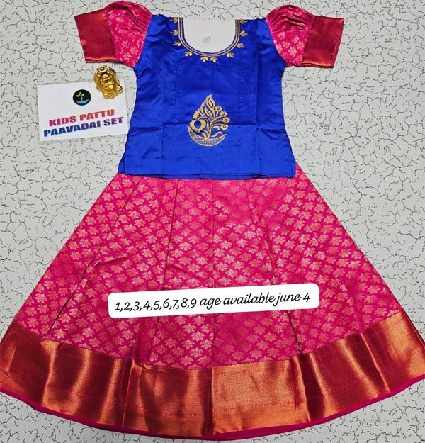 Fancy Silk Pavadai Sattai