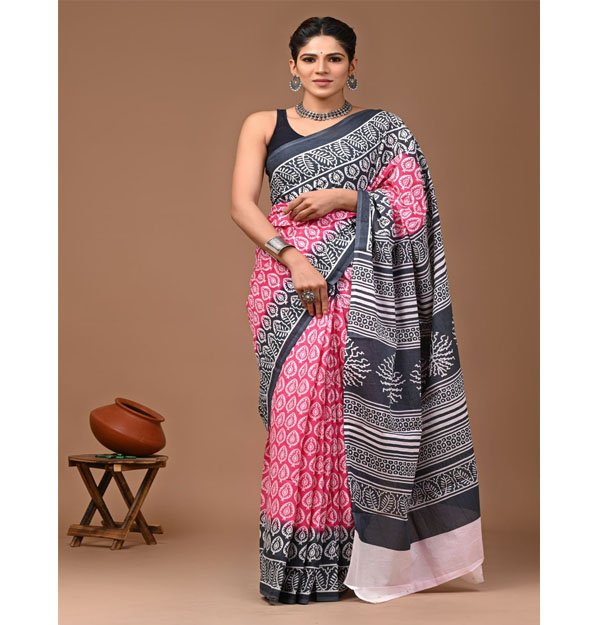 Mulmul Cotton Saree