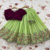 Georgette Lehenga For Kids