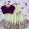 Georgette Lehenga For Kids