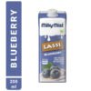 Milky Mist Blueberry Lassi 200ml Pack of 6 – Refreshing yogurt drink with blueberry flavor.