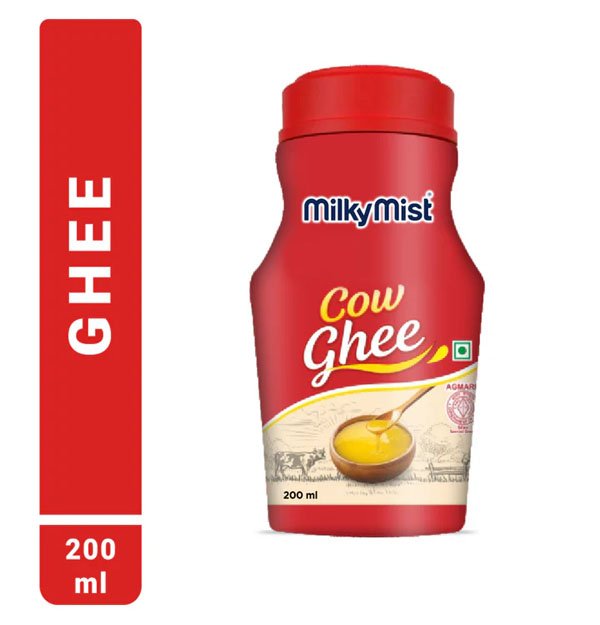 Milky Mist Cow Ghee Jar-200ML (Pack of 2)