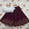 Georgette Lehenga For Kids