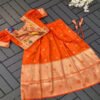 Muniyab Paithani Lehenga For Kids