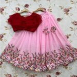 Georgette Lehenga For Kids