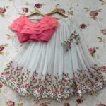Georgette Lehenga For Kids