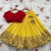 Georgette Lehenga For Kids