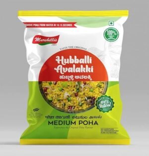 Hubballi Avalakki Medium Poha – Premium Quality Flattened Rice for Nutritious & Tasty Snacks