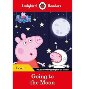 Peppa Pig Going to the Moon book, Peppa Pig Ladybird Readers Level 1, Going to the Moon Peppa Pig story, Peppa Pig beginner reading book, Ladybird Readers Level 1 Peppa Pig, Children's book Peppa Pig Moon, Peppa Pig early reader book, Peppa Pig space adventure book, Ladybird Level 1 Peppa Pig Moon, Going to the Moon book for kids,