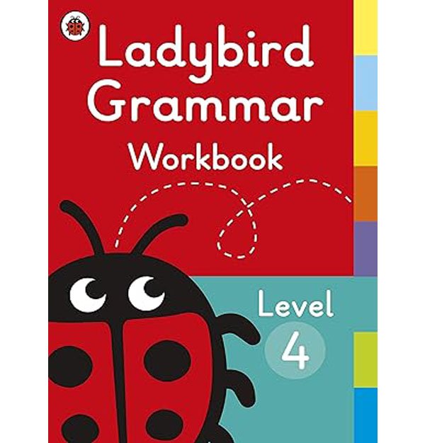 Ladybird Grammar Workbook Level 4, Ladybird Grammar Workbook series, Grammar workbook for kids, Ladybird educational books, Grammar exercises for Level 4, English grammar workbook for children, Grammar practice for kids, Ladybird Grammar Workbook KS2, Ladybird Grammar learning resources, Grammar worksheets for Level 4 students,