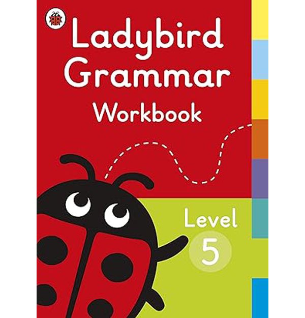 Ladybird Grammar Workbook Level 5, Ladybird Level 5 Grammar book, Grammar workbook for kids Level 5, Ladybird Grammar series, Key Stage 2 grammar workbook, Grammar practice book Level 5, Grammar workbook for 9-11 year olds, Ladybird workbook for grammar skills, Grammar learning book Level 5, Ladybird English grammar exercises,