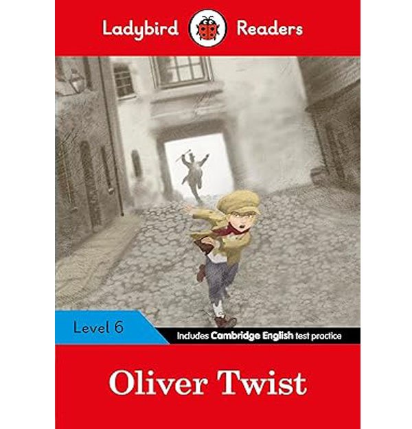 Ladybird Readers Level 6, Oliver Twist for children, Charles Dickens adaptation, classic children's literature, illustrated Oliver Twist, educational books for kids, reading comprehension Level 6, Victorian literature for children, story of Oliver Twist, engaging books for young readers,