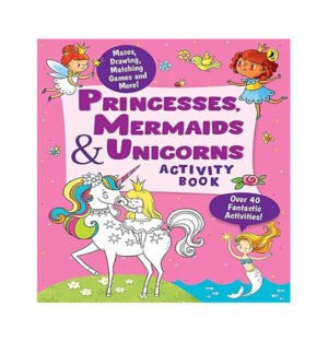 Princesses mermaids unicorns activity book, Kids unicorn mermaid coloring book, Magical activity book for girls, Fantasy princess activity book, Unicorn mermaid puzzles for kids, Princess mermaid unicorn activities, Mermaid and unicorn coloring pages, Children's fantasy activity book, Princesses and unicorns sticker book, Fun activity book for girls,Kids fantasy activity book, Magical unicorn activity book, Princess mermaid coloring book, Unicorn and mermaid puzzles for kids, Children's fantasy activity book, Enchanting activity book for kids,